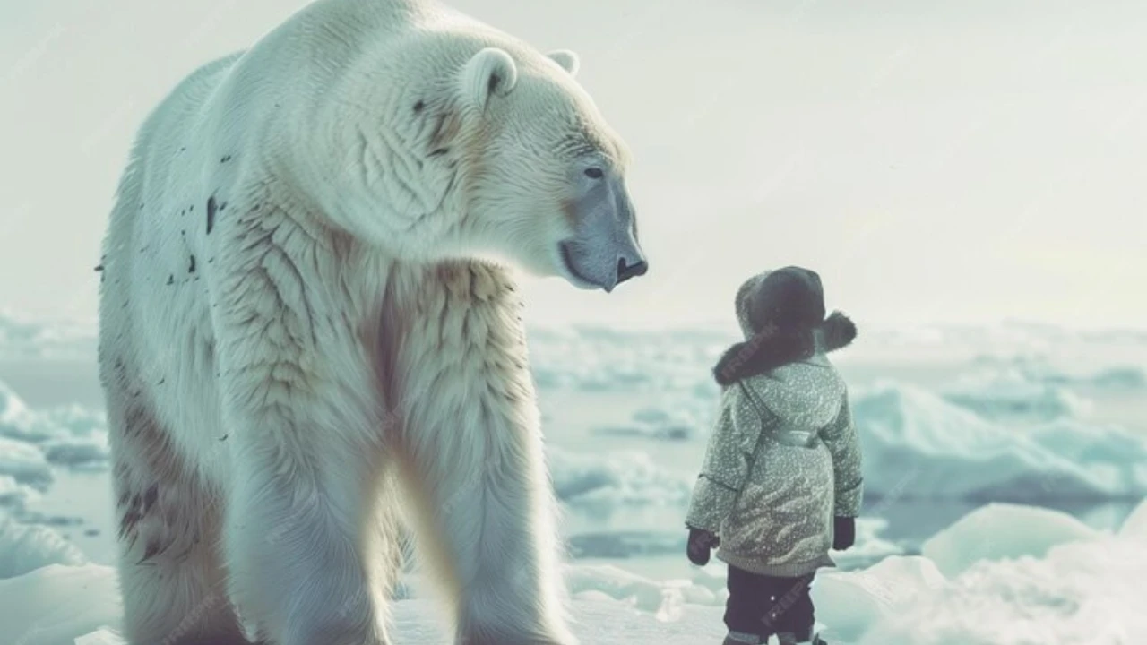 An Unlikely Friendship: Polar Bear Keeps Following Boy – The Astonishing Next Move